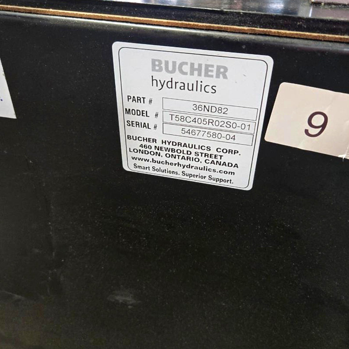 Bucher T58C405R02S0-01 hydraulic power unit