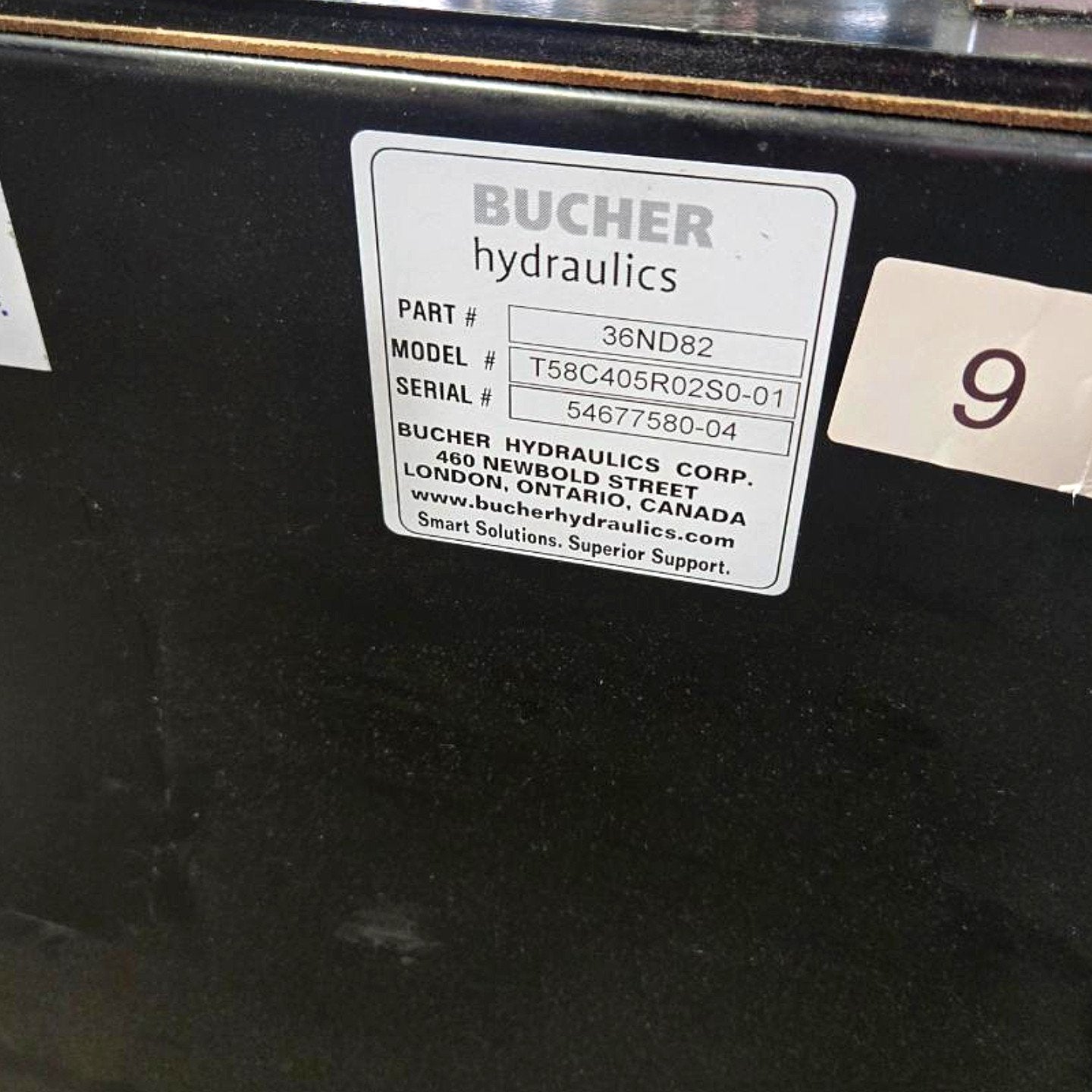 Bucher T58C405R02S0-01 hydraulic power unit