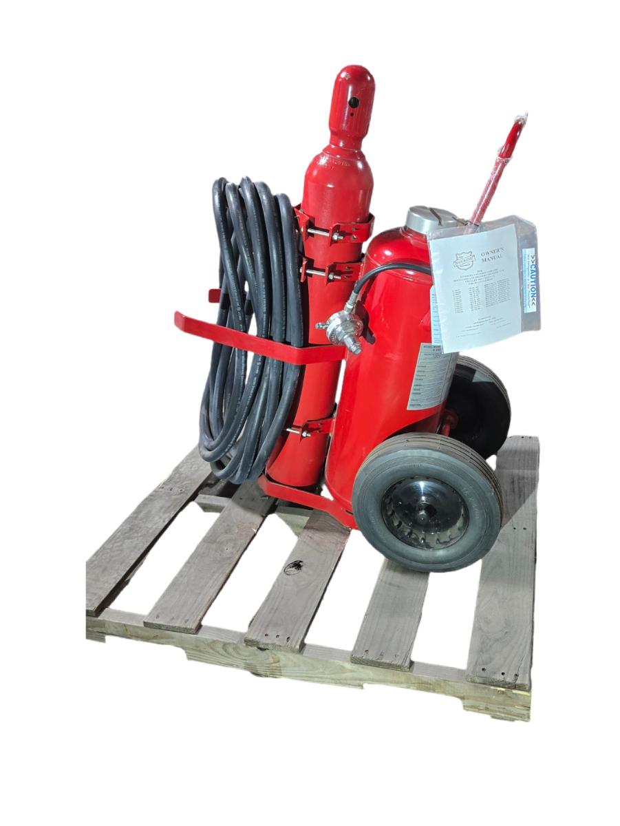 Buckeye K-150-RG Wheeled dry chemical fire extinguisher