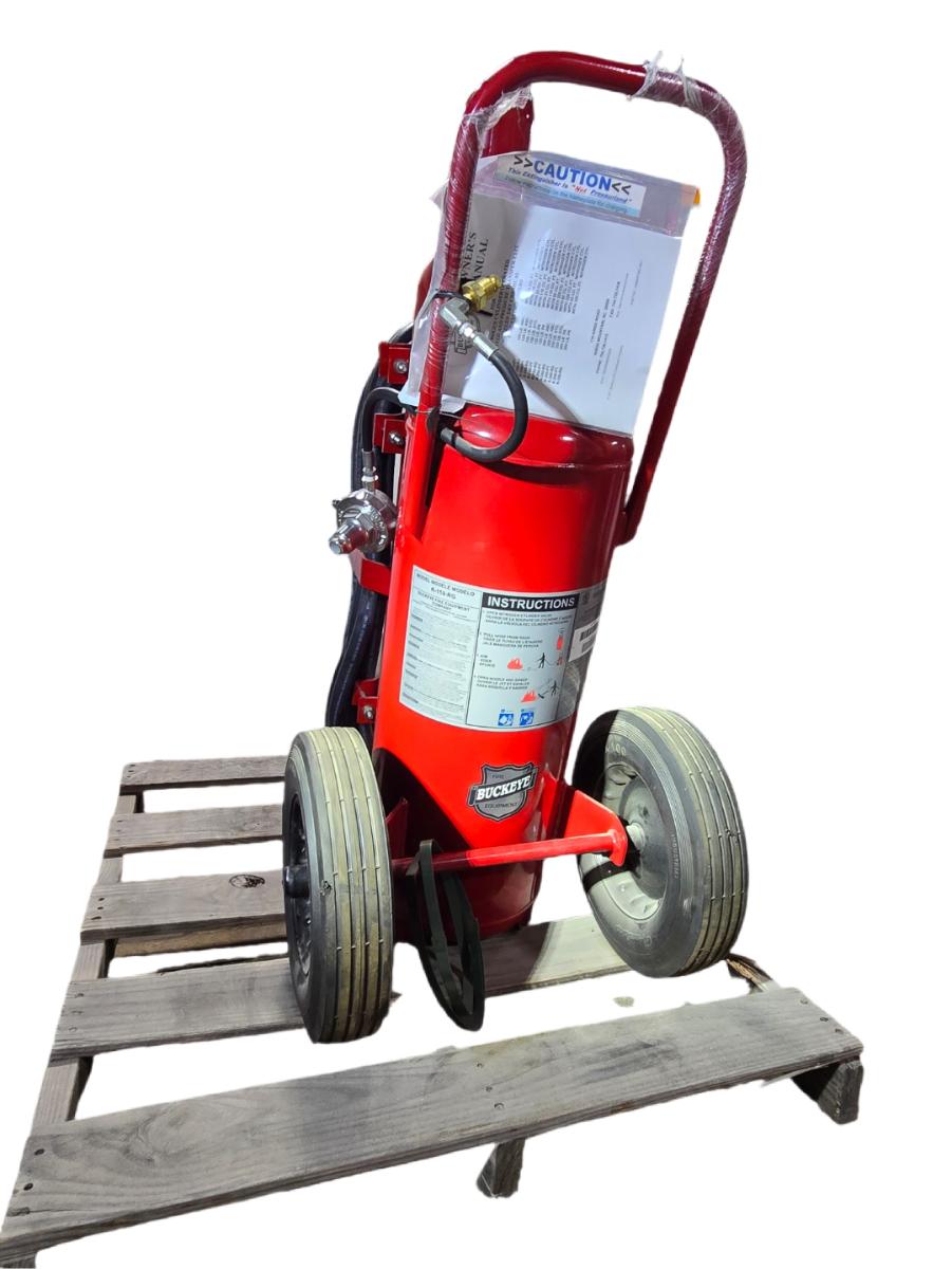 Buckeye K-150-RG Wheeled dry chemical fire extinguisher