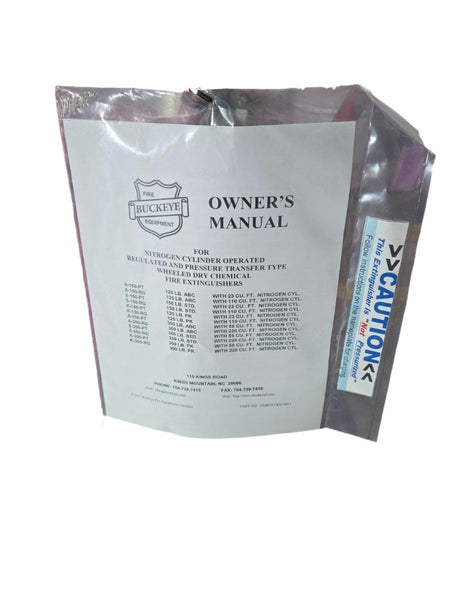 Buckeye K-150-RG Wheeled dry chemical fire extinguisher