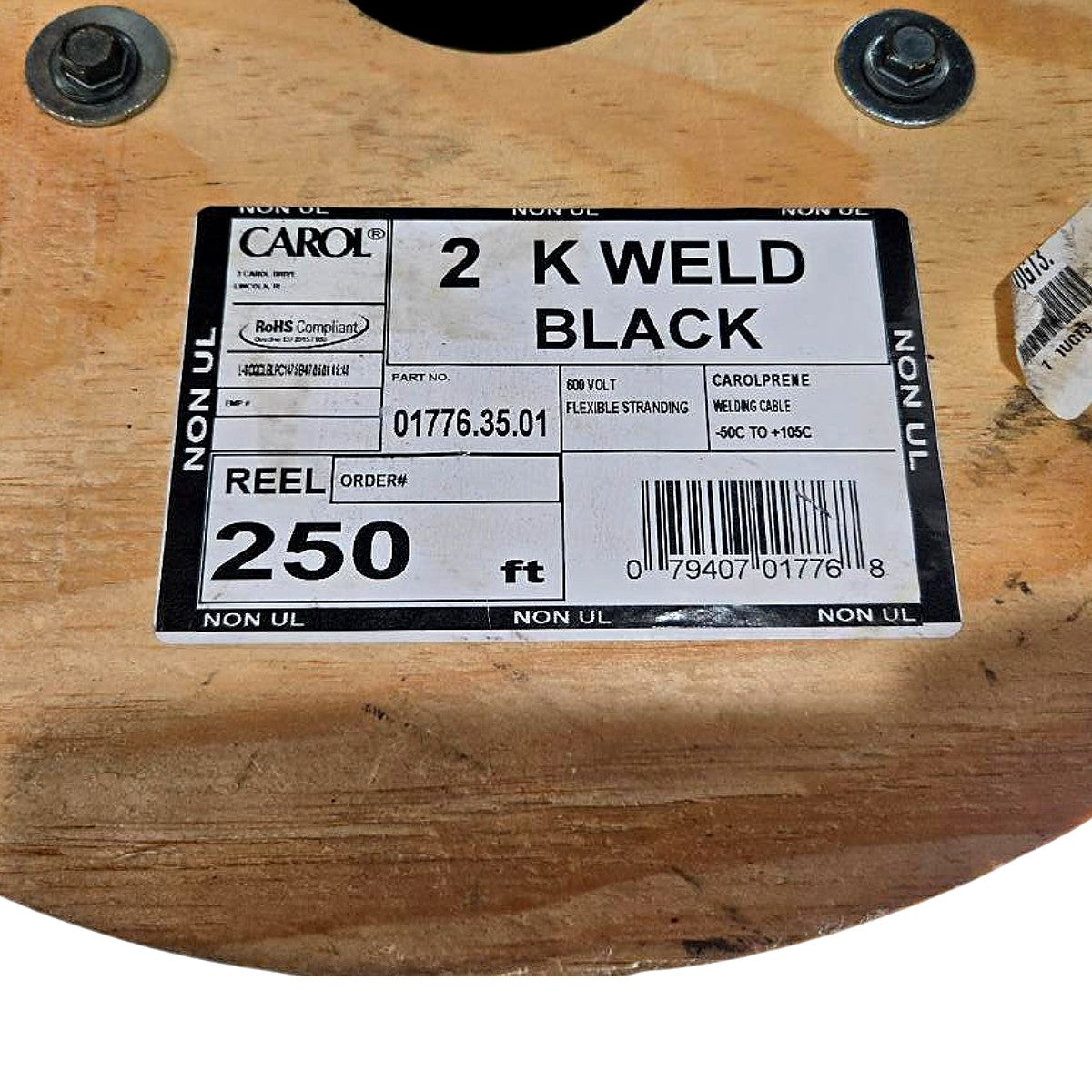 Carol 01776.35.01 welding cable reel