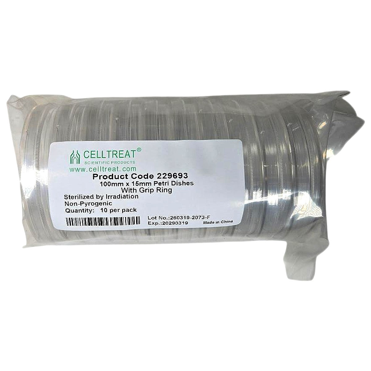 Celltreat 229693 Sterile Petri Dishes
