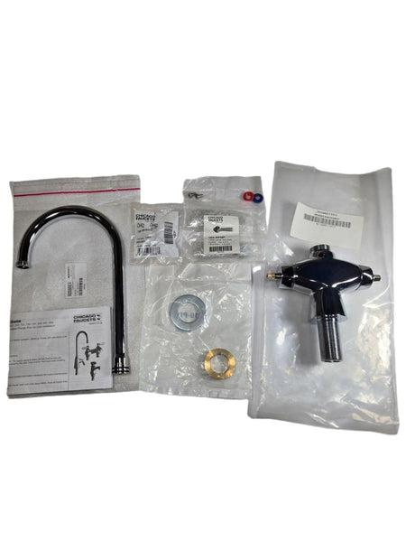 Chicago Faucets 50-E35-XKABCP commercial deck-mount faucet