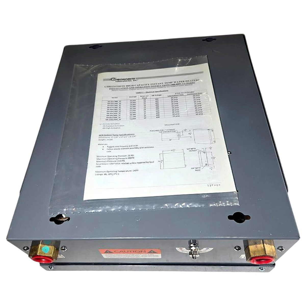 Chronomite Labs ER-50L/480_3P Electric Tankless Water Heater