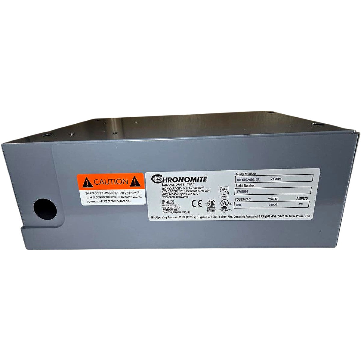 Chronomite Labs ER-50L/480_3P Electric Tankless Water Heater