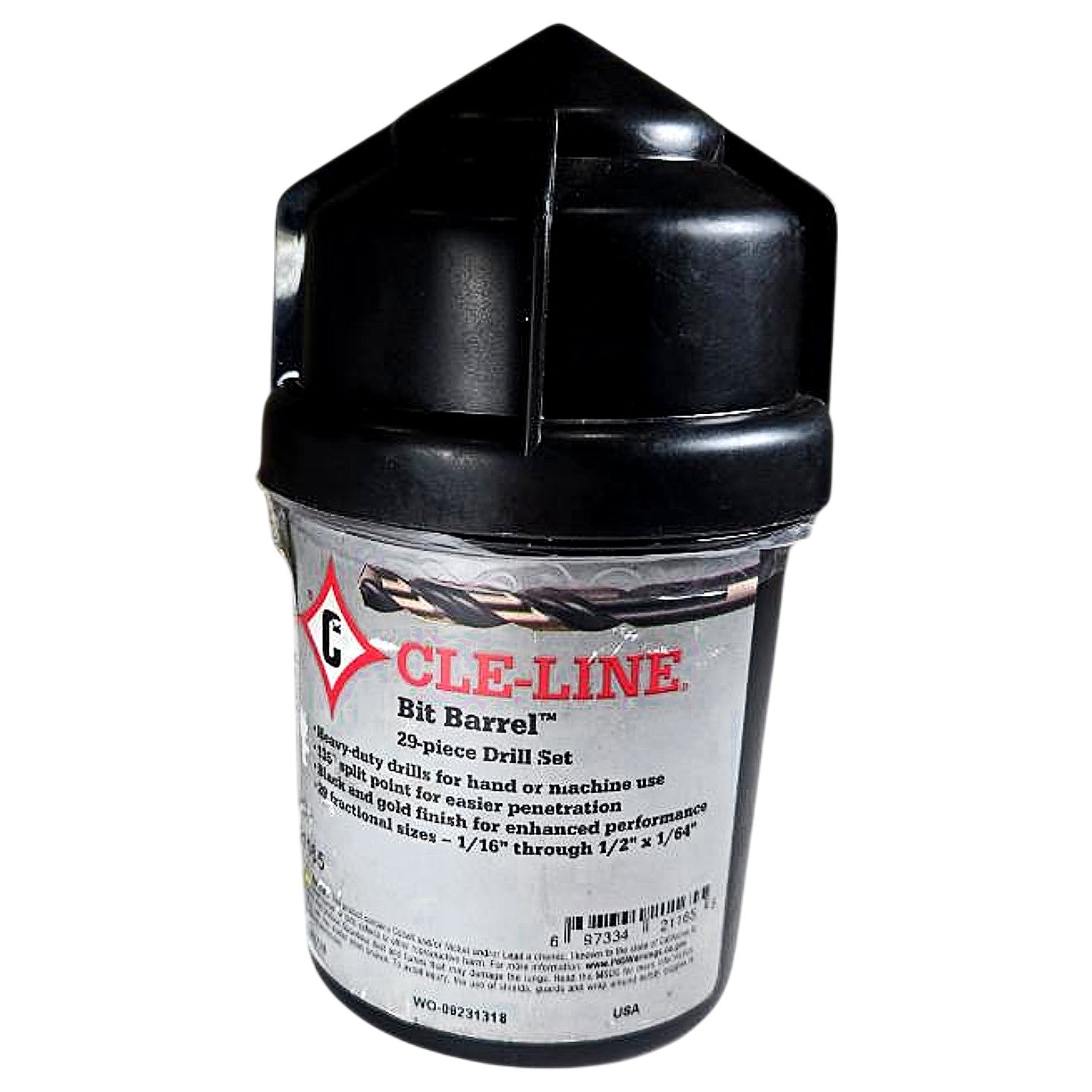CLE-LINE C21165 HSS jobber drill bit set