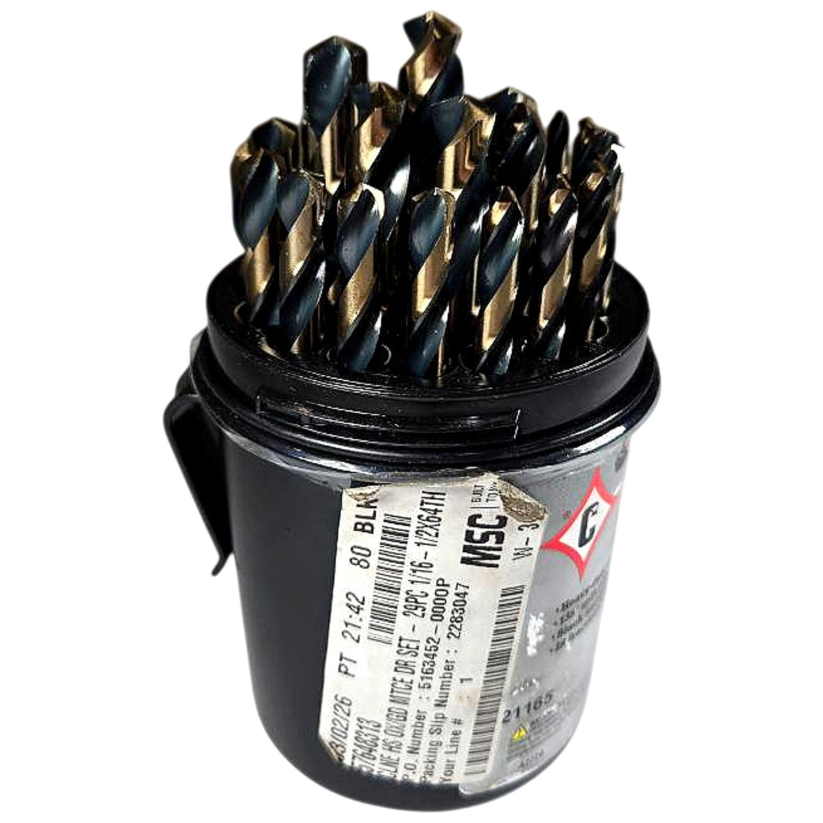 CLE-LINE C21165 HSS jobber drill bit set