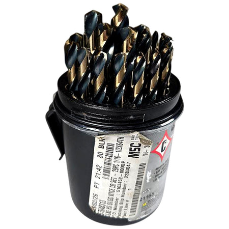 CLE-LINE C21165 HSS jobber drill bit set