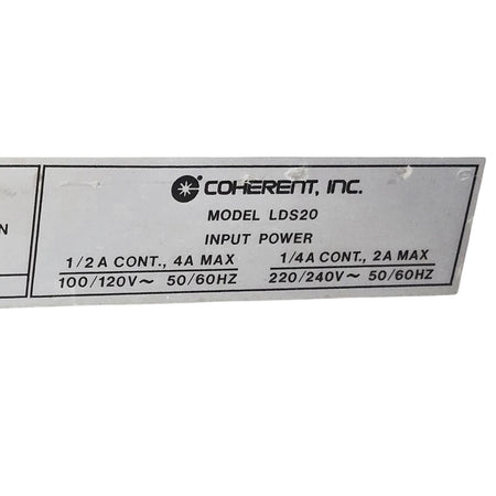 Coherent LDS-20 Argon Laser Photocoagulator