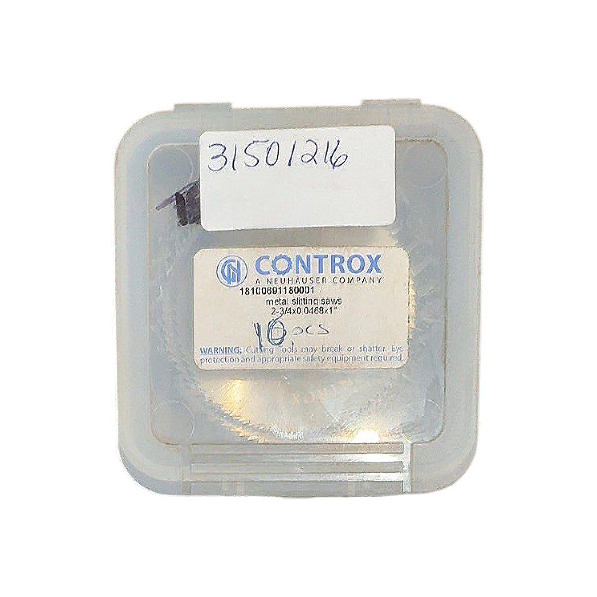 Controx 181006911180001 2-3/4x0.0468x1 in HSS metal slitting saw