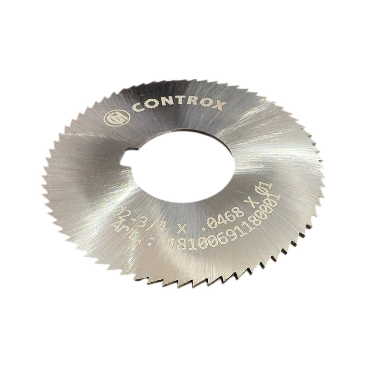 Controx 18100691180001 2-3/4x.0468x1 HSS Cobalt HSS Cobalt Slitting Saw