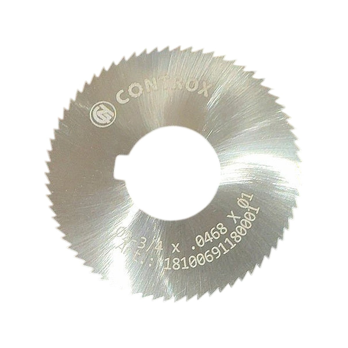 Controx 18100691180001 2-3/4x.0468x1 HSS Cobalt HSS Cobalt Slitting Saw