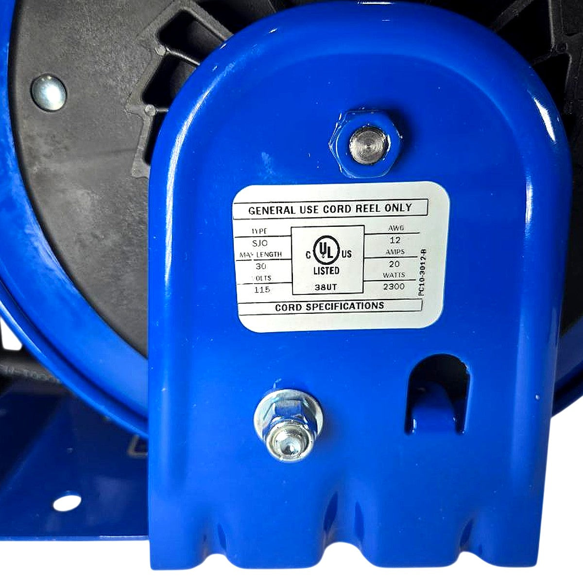 Cox Reels PC10-3012-B Retractable Extension Cord Reel