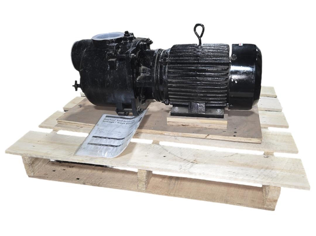 Dayton 12N809 self-priming centrifugal trash pump