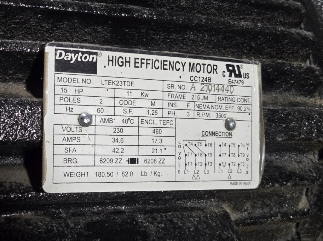 Dayton 12N809 self-priming centrifugal trash pump