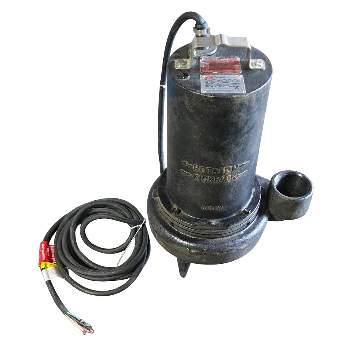 Dayton 3BB96 submersible sewage ejector pump