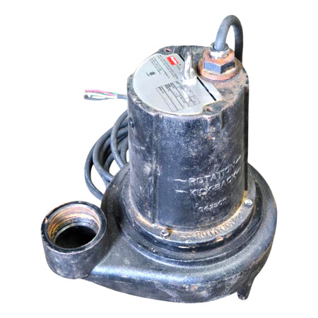 Dayton 4LE18 submersible sewage ejector pump