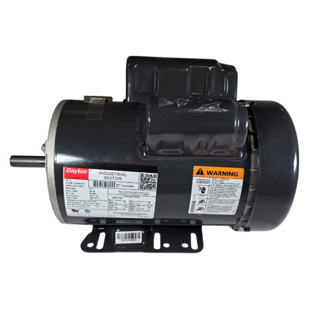 Dayton 5UKG3 single phase AC induction motor