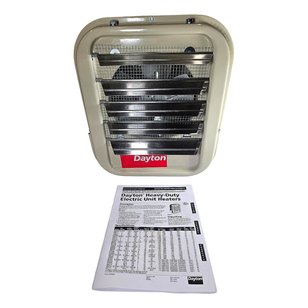 Dayton 804T19 Electric Unit Heater