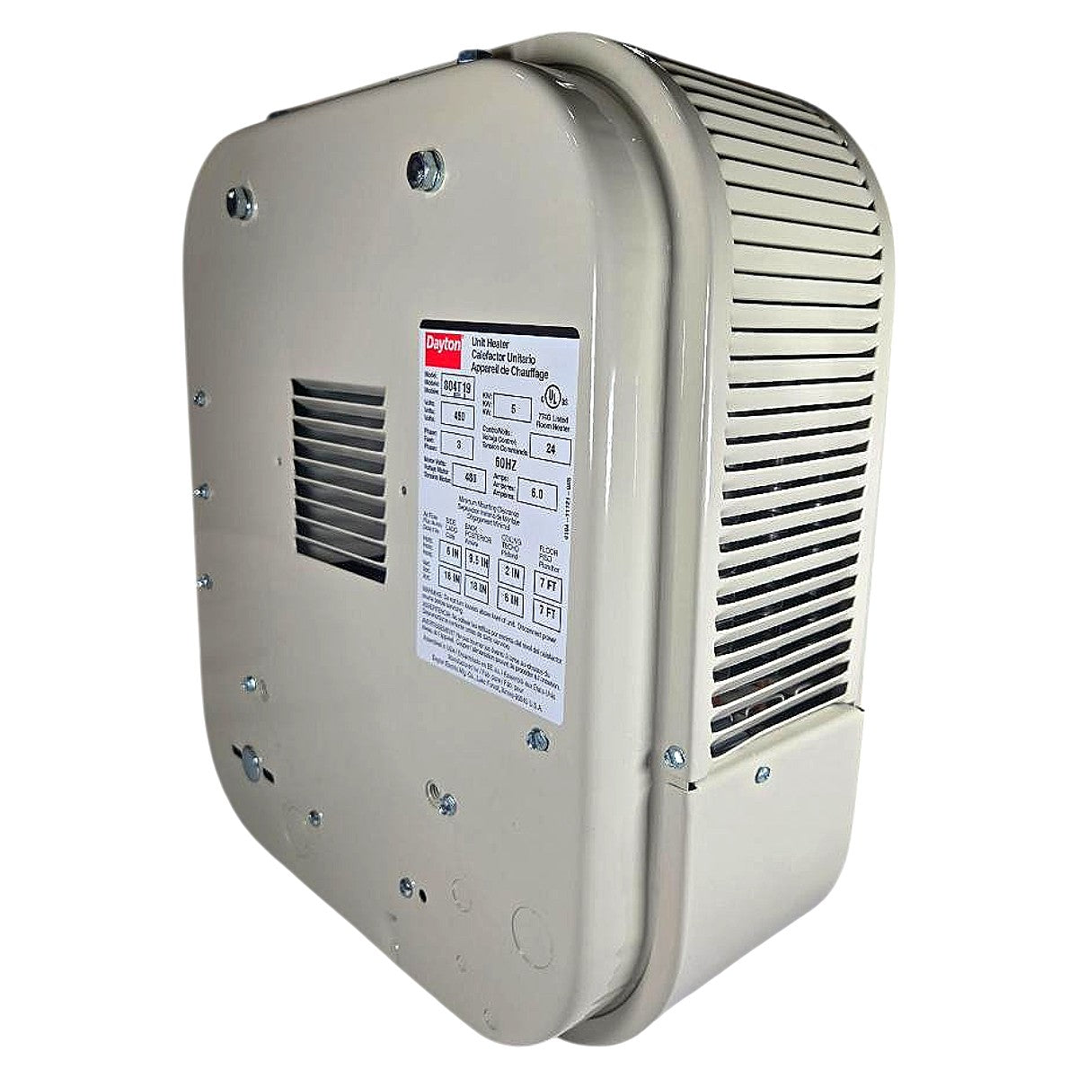 Dayton 804T19 Electric Unit Heater