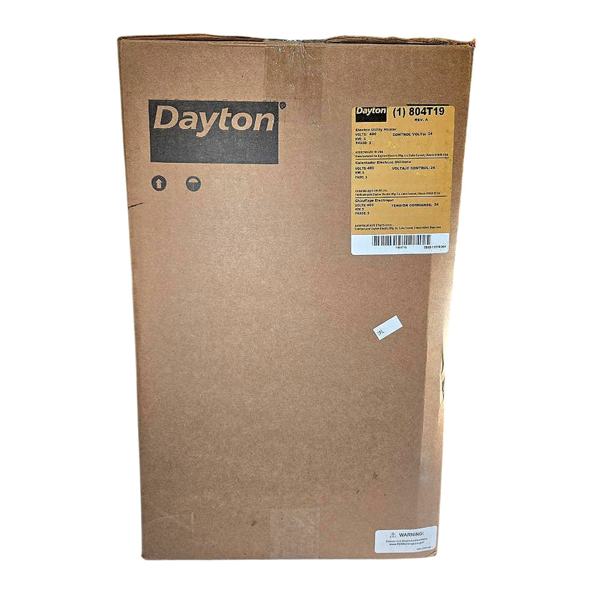 Dayton 804T19 Electric Unit Heater