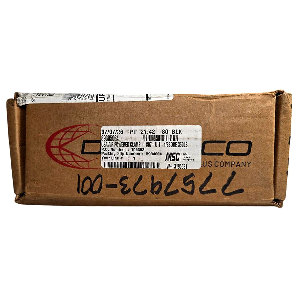 destaco 807-U Pneumatic Toggle Clamp