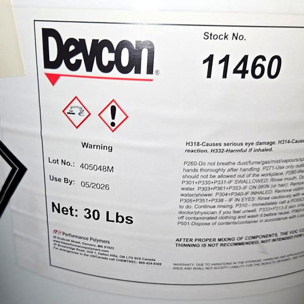 Devcon 11460 two-part epoxy compound