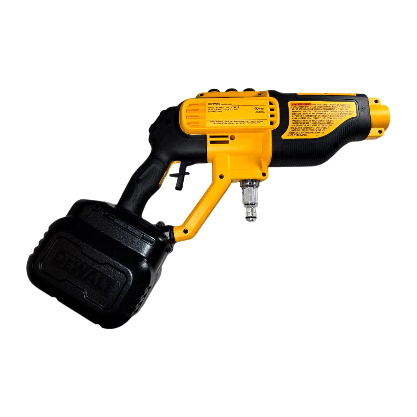 Dewalt DCPW550P1 cordless power cleaner kit