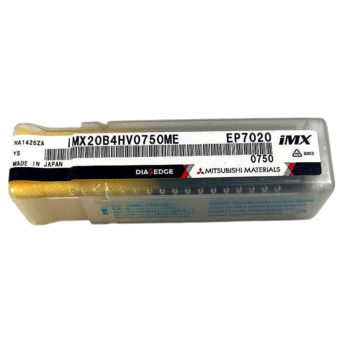 Dia Edge Mitsubishi IMX20B4HV0750ME indexable ball nose end mill head