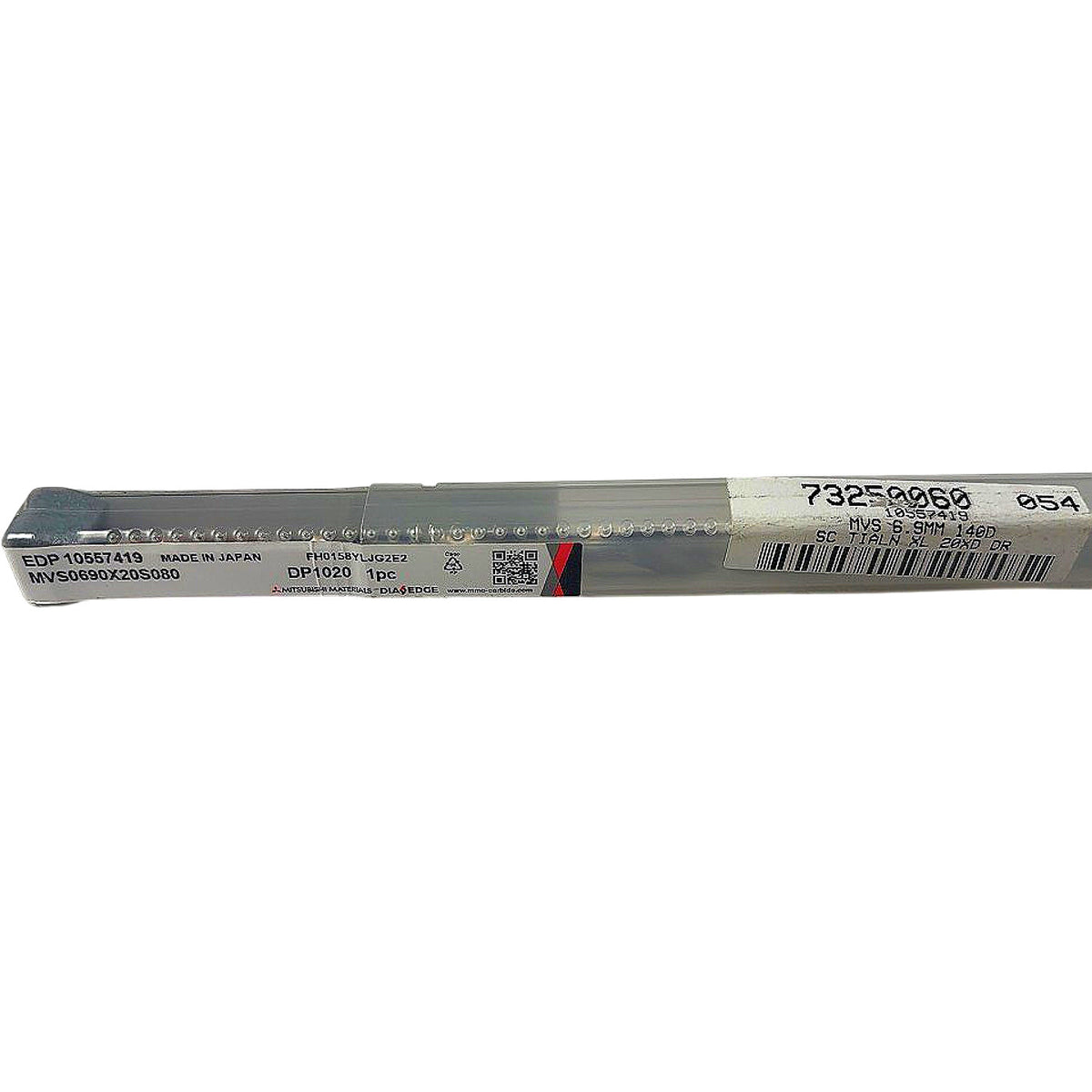 Dia Edge Mitsubishi MVS0690X20S080 solid carbide drill bit
