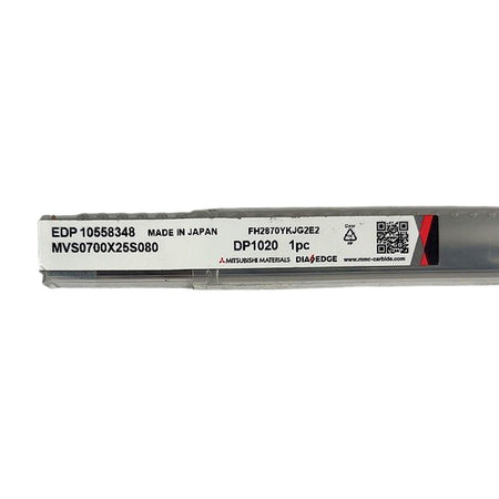 Dia Edge Mitsubishi MVS0700X25S080 solid carbide drill