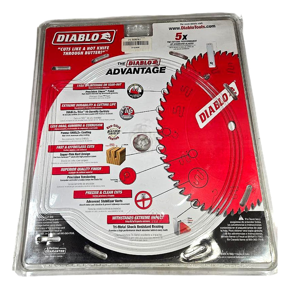 Diablo D1280X Carbide Circular Saw Blade