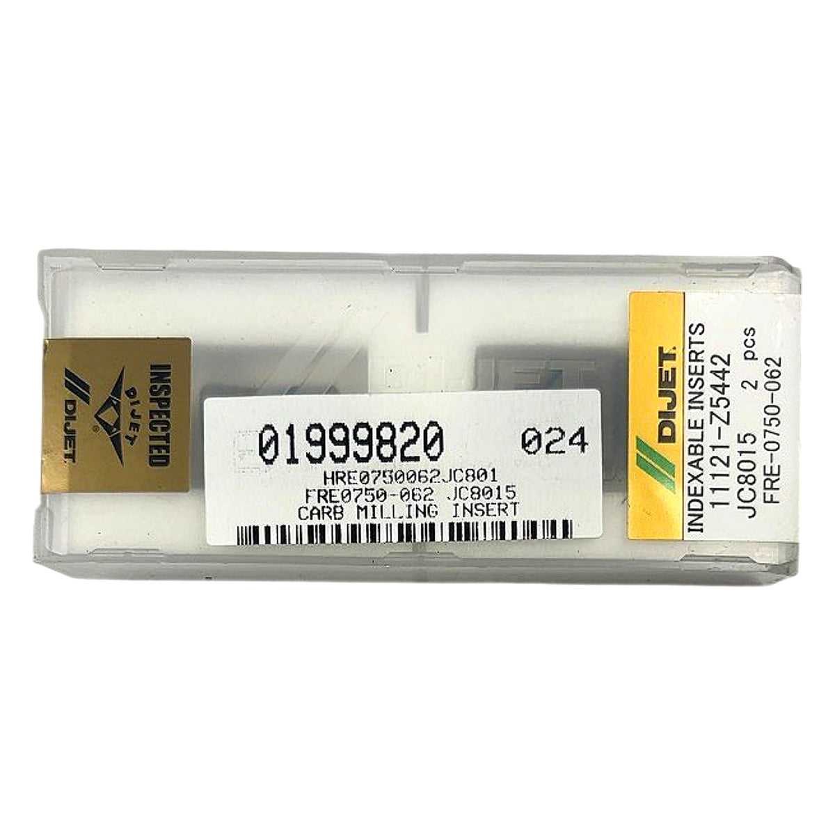 Dijet FRE-0750-062 carbide milling insert