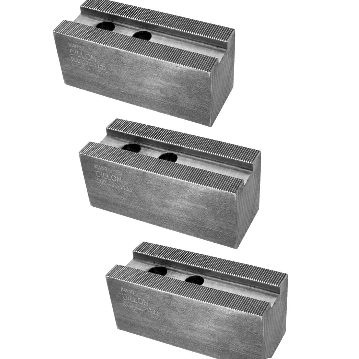 Dillon KW10 soft lathe chuck jaws