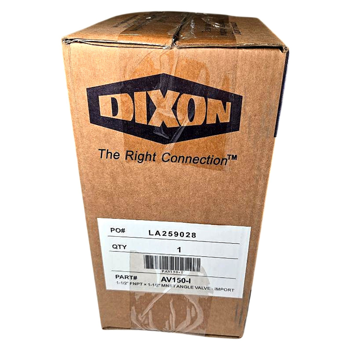 Dixon AV150-I brass angle hose valve