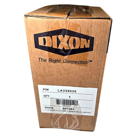 Dixon AV150-I brass angle hose valve