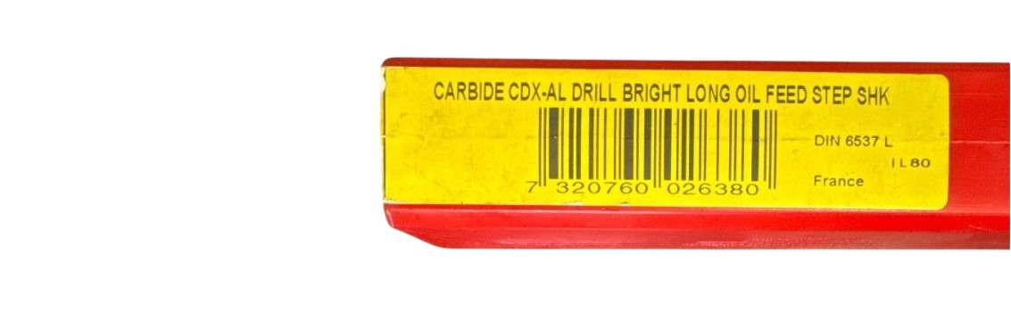 Dormer CDX-AL Bright Carbide Long solid carbide twist drill