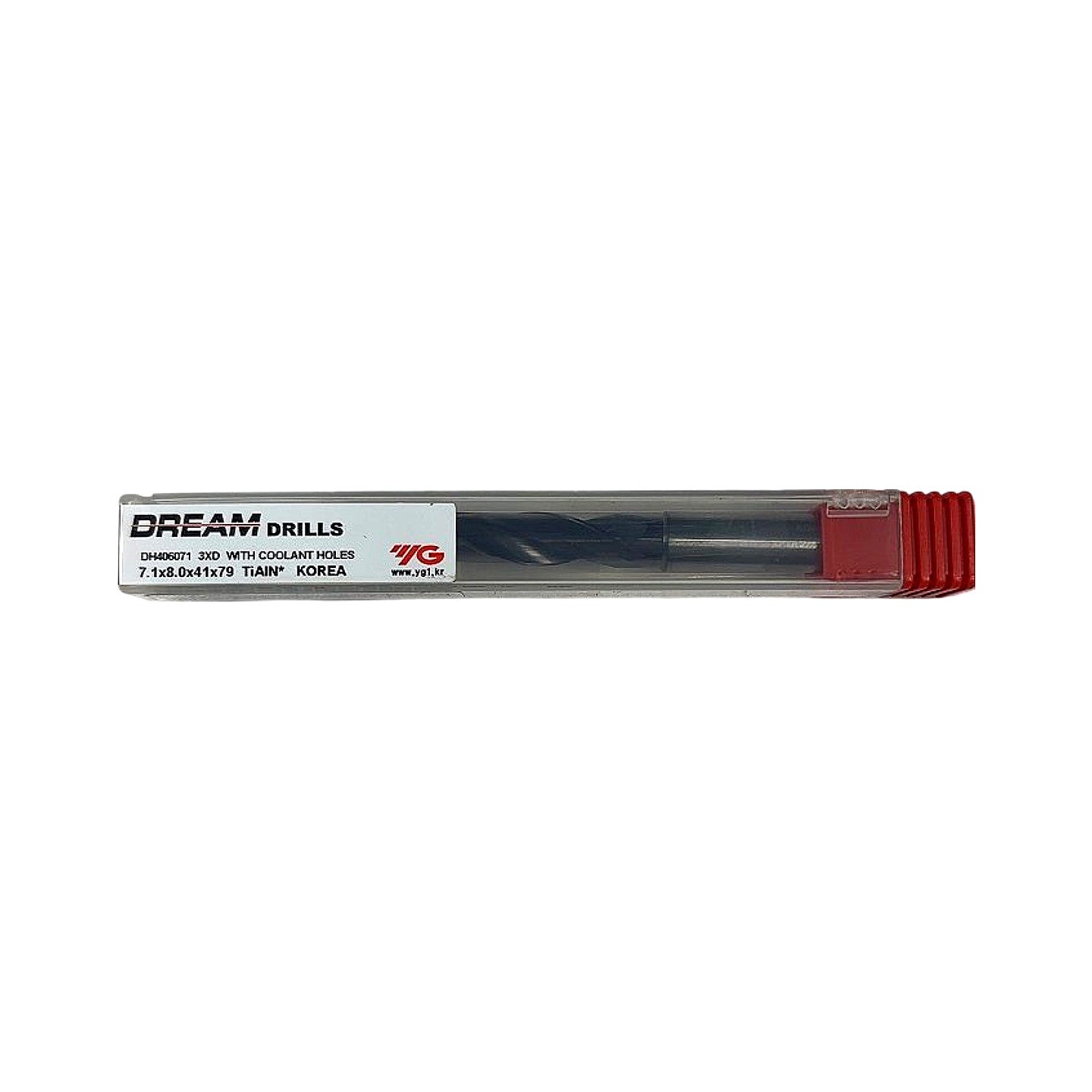 Dream Drills YG-1 DH406071 7.1mm 3xD solid carbide coolant-through drill