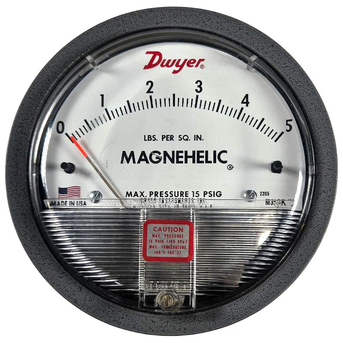 DWYER 2205 differential pressure gauge
