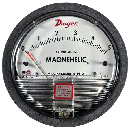 DWYER 2205 differential pressure gauge