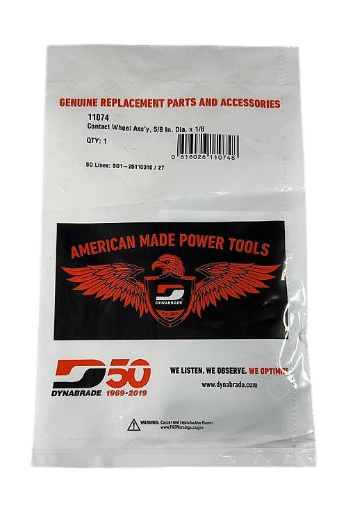 Dynabrade 11074 abrasive belt contact wheel