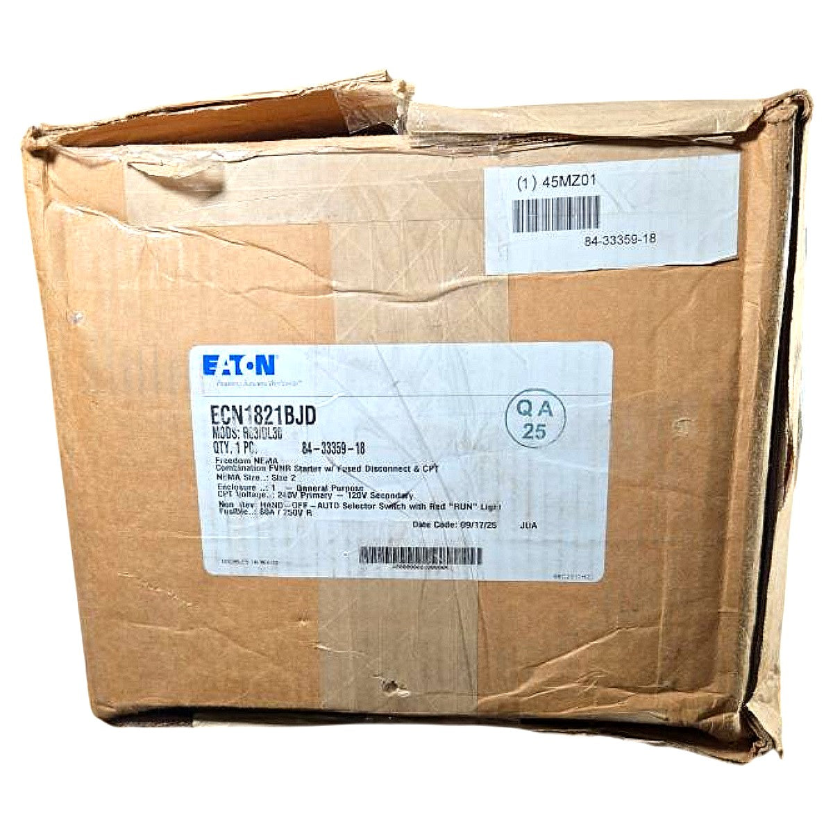 Eaton ECN1821BJD-R63/D Combination Motor Starter