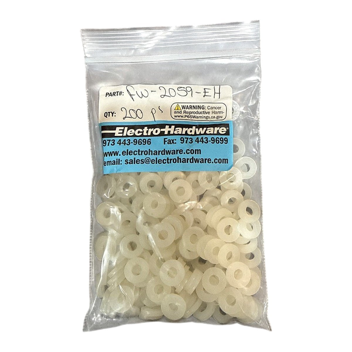 Electro Hardware FW-2059-EH Nylon Flat Washer