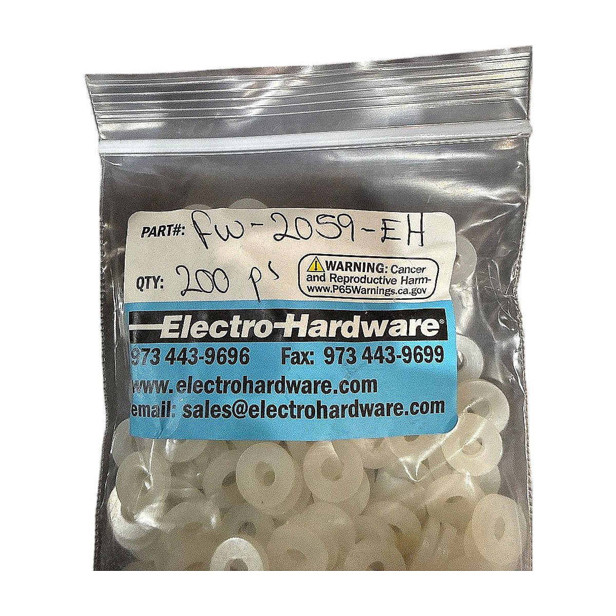 Electro Hardware FW-2059-EH Nylon Flat Washer
