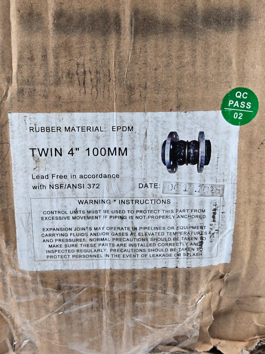EPDM AMTE204 rubber expansion joint
