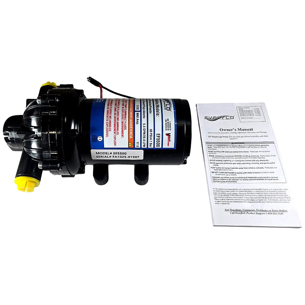 Everflo EF5500-BOX diaphragm sprayer pump