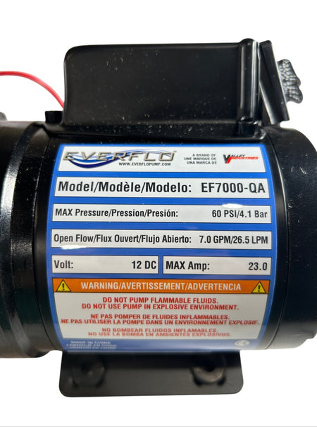 Everflo EF7000-QA-BOX 12V diaphragm pump