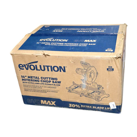 EVOLUTION 102-0004A metal cutting mitering chop saw