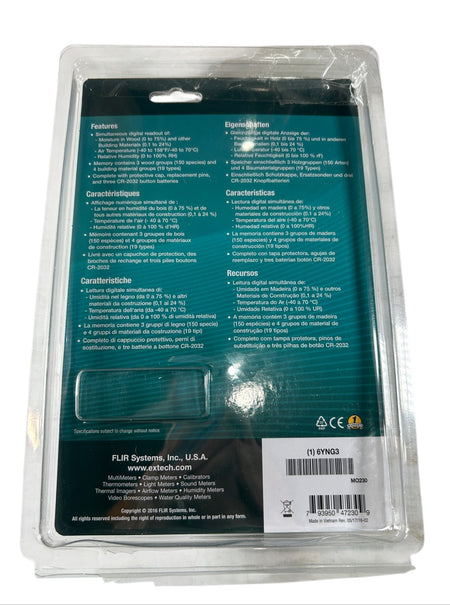 extech MO230 pin-type moisture meter